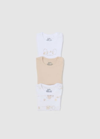 ДЕВОЧКИ - OVS Kids Боди С Коротким Рукавом Для Девочек Almond Peach 0-9 Месяцев