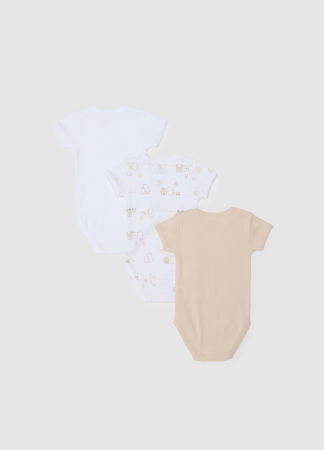 ДЕВОЧКИ - OVS Kids Боди С Коротким Рукавом Для Девочек Almond Peach 0-9 Месяцев