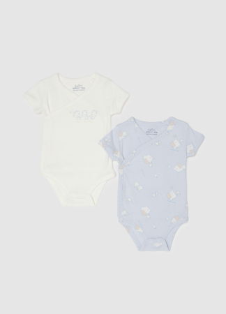 МАЛЬЧИКИ - OVS Kids Боди С Коротким Рукавом Для Мальчиков Arctic Ice 0-9 Месяцев