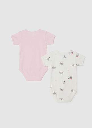 ДЕВОЧКИ - OVS Kids Боди С Коротким Рукавом Для Девочек Bright White 0-9 Месяцев