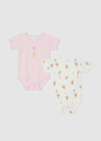 ДЕВОЧКИ - OVS Kids Боди С Коротким Рукавом Для Девочек Bright White 0-9 Месяцев