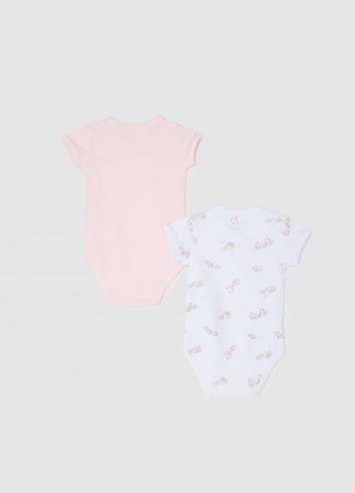 Body si Salopete - OVS Kids Body Maneca Scurta Bright White Fete 0-9 Luni