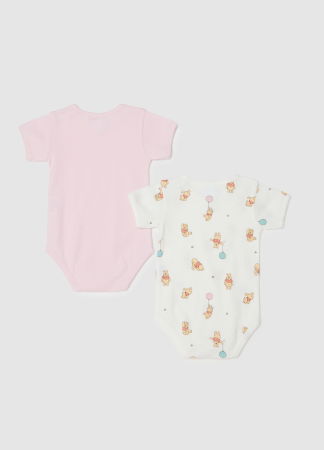 ДЕВОЧКИ - OVS Kids Боди С Коротким Рукавом Для Девочек Bright White 0-9 Месяцев