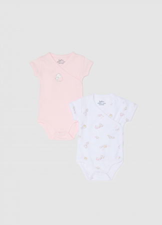 Body si Salopete - OVS Kids Body Maneca Scurta Bright White Fete 0-9 Luni