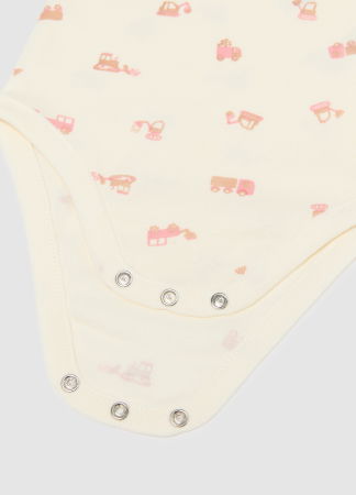 ДЕВОЧКИ - OVS Kids Боди С Коротким Рукавом Для Девочек Cream Tan 0-9 Месяцев