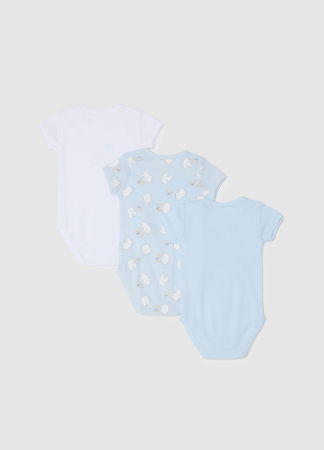 МАЛЬЧИКИ - OVS Kids Боди С Коротким Рукавом Для Мальчиков Light Blue 0-9 Месяцев