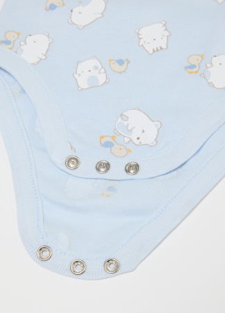 МАЛЬЧИКИ - OVS Kids Боди С Коротким Рукавом Для Мальчиков Light Blue 0-9 Месяцев