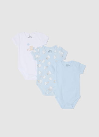 МАЛЬЧИКИ - OVS Kids Боди С Коротким Рукавом Для Мальчиков Light Blue 0-9 Месяцев