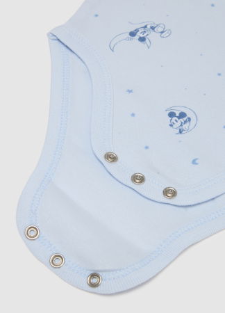 BAIETI - OVS Kids Body Maneca Scurta Light Blue Baieti 0-9 Luni