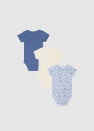 Baieti 0-9 LUNI - OVS Kids Body Maneca Scurta Moonlight Blue Baieti 0-9 Luni