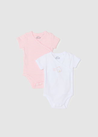 ДЕВОЧКИ - OVS Kids Боди С Коротким Рукавом Для Девочек Pink Dolphin 0-9 Месяцев