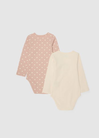 Body si Salopete - OVS Kids Body Maneca Scurta Rose Dust Fete 0-9 Luni