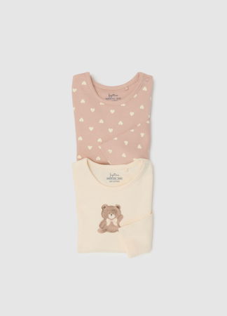 OVS Kids Боди С Коротким Рукавом Для Девочек Rose Dust 0-9 Месяцев [3]