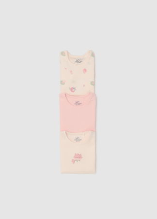 OVS Kids Боди С Коротким Рукавом Для Девочек Rose Quartz 0-9 Месяцев [3]