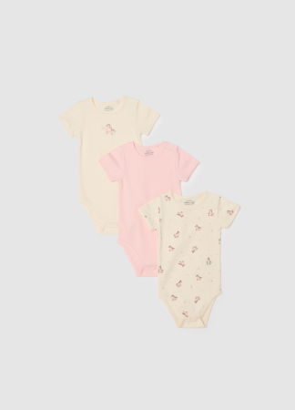 ДЕВОЧКИ - OVS Kids Боди С Коротким Рукавом Для Девочек Rose Quartz 0-9 Месяцев