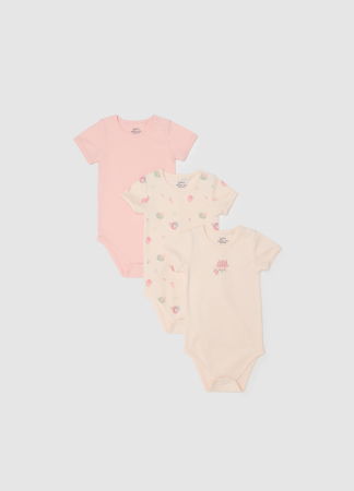 Body si Salopete - OVS Kids Body Maneca Scurta Rose Quartz Fete 0-9 Luni