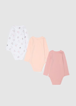 Body si Salopete - OVS Kids Body Maneca Scurta Roz Fete 0-9 Luni