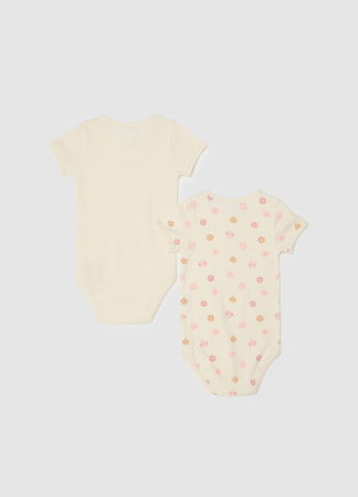 ДЕВОЧКИ - OVS Kids Боди С Коротким Рукавом Для Девочек Розовый 0-9 Месяцев