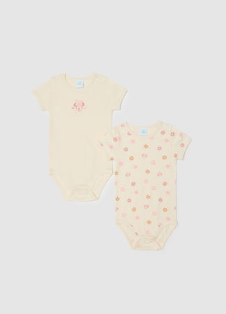 ДЕВОЧКИ - OVS Kids Боди С Коротким Рукавом Для Девочек Розовый 0-9 Месяцев