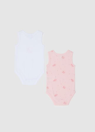 Body si Salopete - OVS Kids Body Maneca Scurta Roz Fete 0-9 Luni