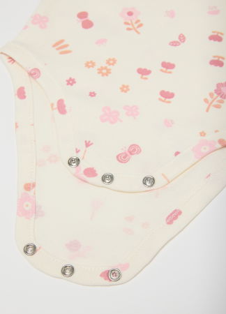 ДЕВОЧКИ - OVS Kids Боди С Коротким Рукавом Для Девочек Розовый 0-9 Месяцев