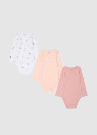 Body si Salopete - OVS Kids Body Maneca Scurta Roz Fete 0-9 Luni