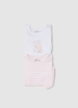 Body si Salopete - OVS Kids Body Maneca Scurta Roz Fete 0-9 Luni