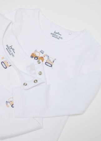 OVS Kids Боди С Коротким Рукавом Для Мальчиков Snow White 0-9 Месяцев [3]