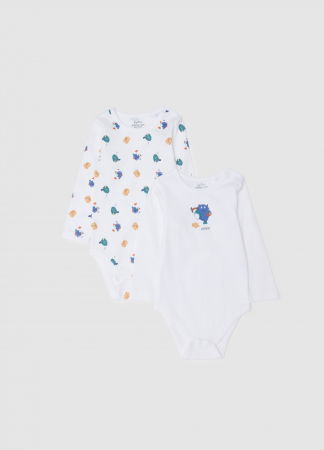 Baieti 0-9 LUNI - OVS Kids Body Maneca Scurta Snow White Baieti 0-9 Luni