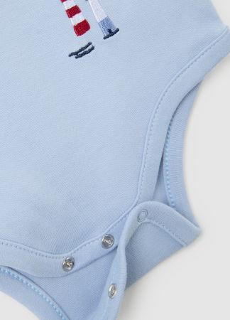 МАЛЬЧИКИ - OVS Kids Боди Для Мальчиков Zen Blue 0-9 Месяцев