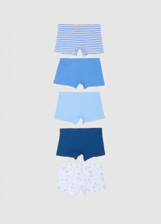 BAIETI - OVS Kids Boxeri White/Blue  Baieti 3-10 Ani