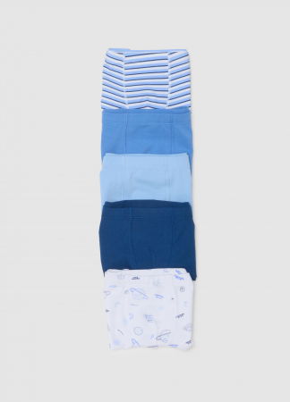 BAIETI - OVS Kids Boxeri White/Blue  Baieti 3-10 Ani