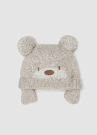 Caciuli - OVS Kids Caciula Beige Melange Baieti 9-36 Luni