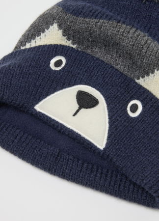 Caciuli - OVS Kids Caciula Blue/Gri Baieti 3-10 Ani