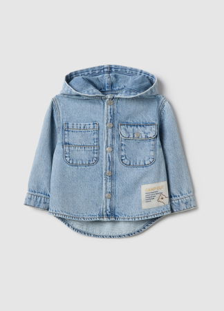 Camasi - OVS Kids Camasa Denim Ballad Blue Baieti 9-36 Luni