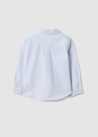 МАЛЬЧИКИ - OVS Kids Джинсовая Рубашка Для Мальчиков White/Lt Blue 9-36 Месяцев