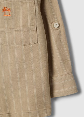 МАЛЬЧИКИ - OVS Kids Рубашка С Длинным Рукавом Для Мальчиков Бежевая 9-36 Месяцев