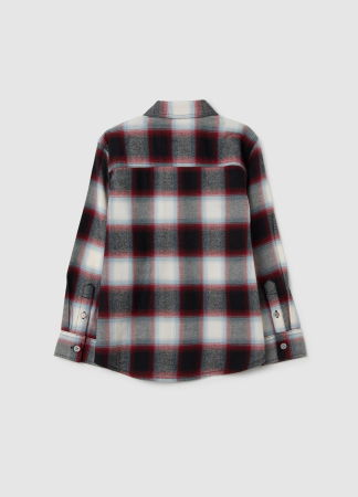 Camasi - OVS Kids Camasa Maneca Lunga Black/Red Check Baieti 3-10 Ani