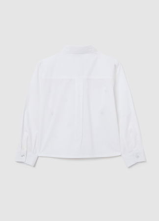 Девочки 3-10 ЛЕТ - OVS Kids Рубашка С Длинным Рукавом Для Девочек Brilliant White 3-10 Лет