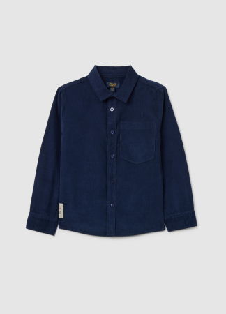 Camasi - OVS Kids Camasa Maneca Lunga Dress Blues Baieti 3-10 Ani