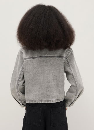 Девочки 10-15 ЛЕТ - OVS Kids Рубашка С Длинным Рукавом Для Девочек Серая 10-15 Лет