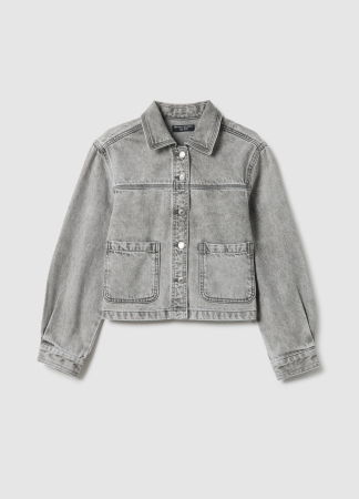 Девочки 10-15 ЛЕТ - OVS Kids Рубашка С Длинным Рукавом Для Девочек Серая 10-15 Лет