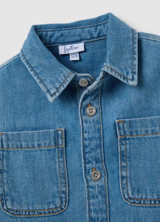 OVS Kids Camasa Maneca Lunga Indigo Baieti 9-36 Luni [2]