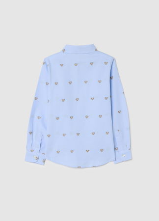 BAIETI - OVS Kids Camasa Maneca Lunga Light Blue Baieti 3-10 Ani