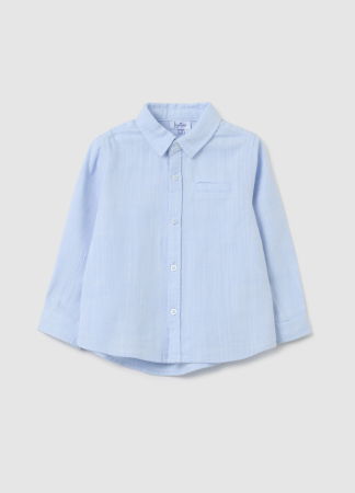 Camasi - OVS Kids Camasa Maneca Lunga Light Blue Baieti 9-36 Luni