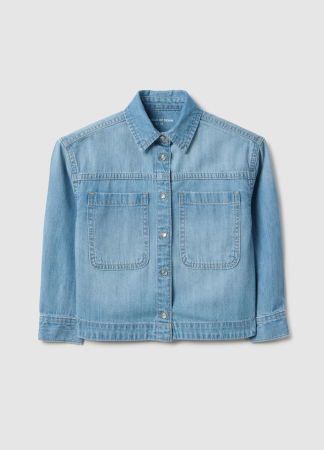 ДЕВОЧКИ - OVS Kids Рубашка С Длинным Рукавом Для Девочек Medium Blue 3-10 Лет