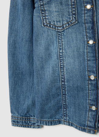 Camasi si Bluze - OVS Kids Camasa Maneca Lunga Medium Blue Fete 3-10 Ani