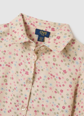 ДЕВОЧКИ - OVS Kids Рубашка С Длинным Рукавом Для Девочек Mother Of Pearl 3-10 Лет
