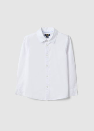 BAIETI - OVS Kids Camasa Maneca Lunga Optical White Baieti 3-10 Ani