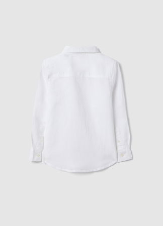 Мальчики 3-10 ЛЕТ - OVS Kids Рубашка С Длинным Рукавом Для Мальчиков Optical White 3-10 Лет